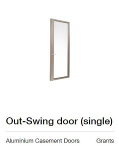 Aluminum Casement Doors