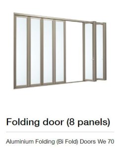 Aluminum Folding (Bi-Fold) Doors