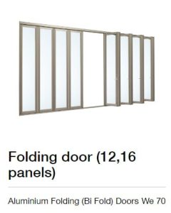 Aluminum Folding (Bi-Fold) Doors