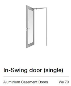 Aluminum Casement Doors