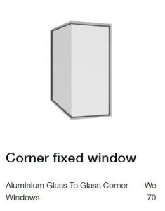 Aluminum Glass To Glass Corner Windows