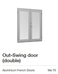 Aluminum French Doors