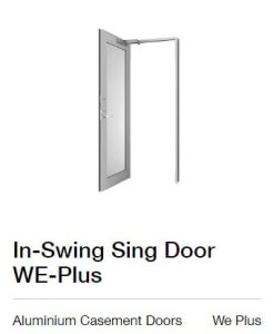 Aluminum Casement Doors