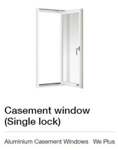 Aluminum Casement Windows