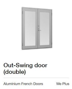Aluminum French Doors