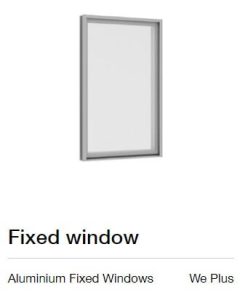 Aluminum Fixed Windows