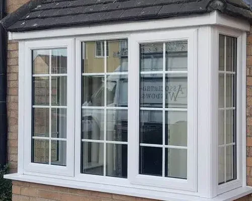 Bay window with Georgian Bars